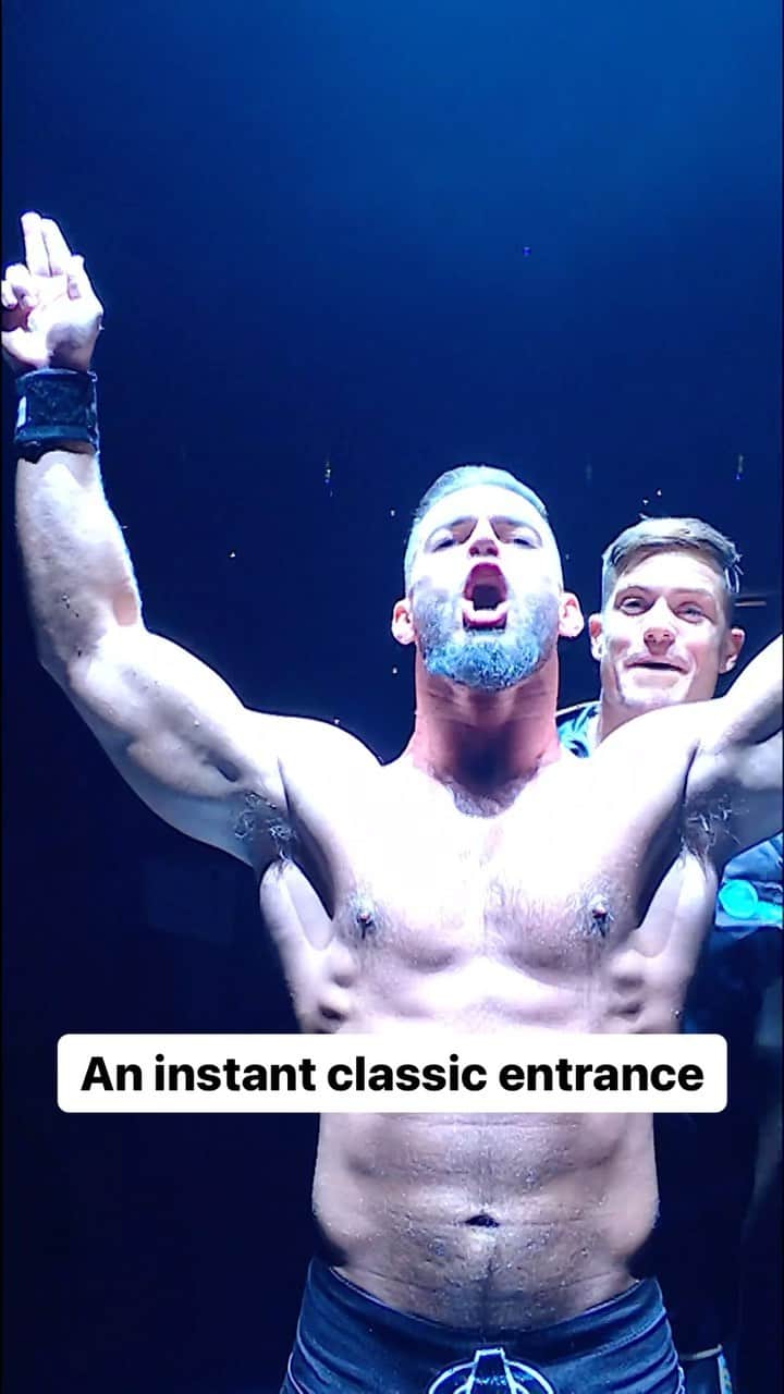 WWEのインスタグラム：「How we feeling about the team of @austin_theory and @graysonwallerwwe? 👀」