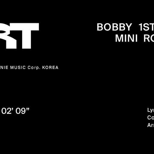 のインスタグラム：「[#NOTICE]  BOBBY 1ST MINI [ROBERT] TRACK LIST  2023.10.10 6PM(KST)  #BOBBY #바비 #iKON #아이콘 #ROBERT_231010_RELEASE」