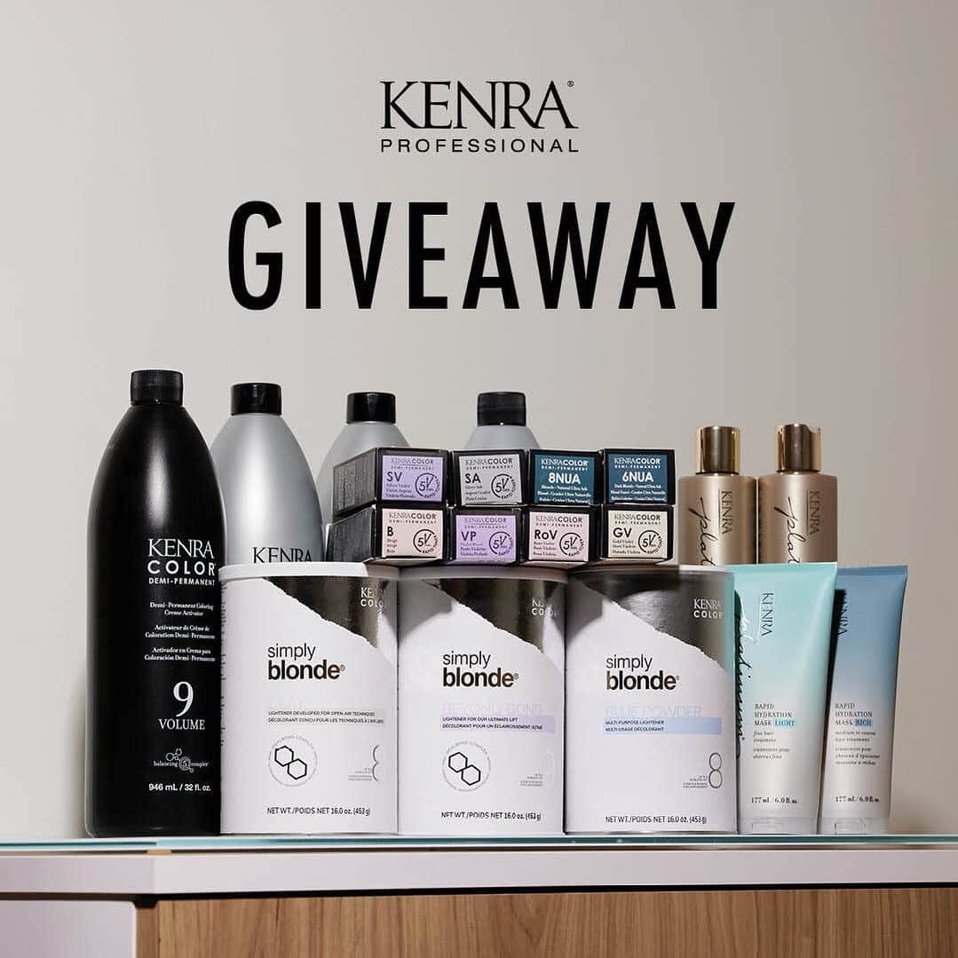 CosmoProf Beautyのインスタグラム：「ENTER OUR GIVEAWAY 💝 We're teaming up with @cosmoprofbeauty to give you all a chance to win $200 worth of Kenra Professional care & color products!  HOW TO ENTER: ► Like this post ► Follow @CosmoProfBeauty & @KenraProfessional ► Tag 2 friends in the comments and share this post! ✨ Upon completing the above, you will receive one (1) entry into the Sweepstakes ✨  For each additional comment with 2 friends in tag, you will receive one (1) additional entry  #CosmoProf #KenraProfessional #KenraColor #HairstylistGiveaway  NO PURCHASE NECESSARY. Open only to licensed cosmetologists who are legal residents of 50 US/DC, age 18+ (19+ in AL and NE, 21+ in MS). Void outside 50 US/DC and where prohibited. Ends 10/01/2023. For full Official Rules, please visit: https://kenraprofessional.com/blog/kenraxcosmoprofsweepstakes」