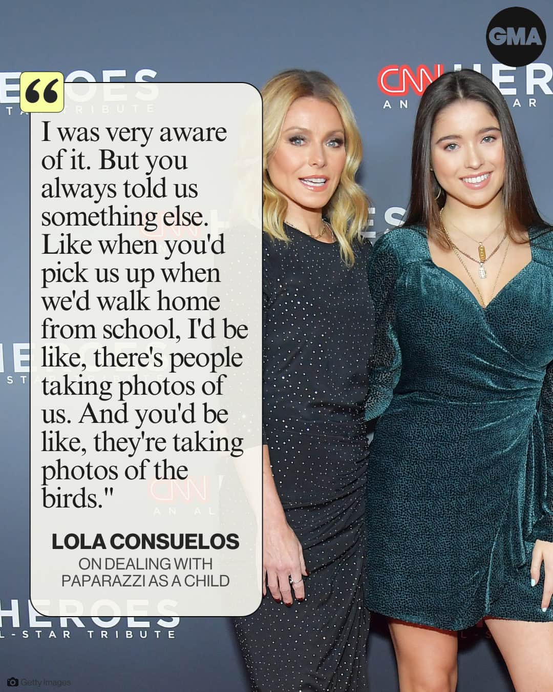 Good Morning Americaさんのインスタグラム写真 - (Good Morning AmericaInstagram)「Kelly Ripa and her daughter Lola Consuelos are opening up about how they both handled the paparazzi when Consuelos was younger.  Ripa says, "I was very cognizant that if you act up in any way, it would be glared on about in the tabloids as though something wrong or something nefarious in us as parents, or nefarious in you as children... I did not want that for you or for us so I became hypervigilant to ensure that we were very mindful of our p's and q's in public. It was more of like a protective thing."   Read more at our link in bio.」9月29日 0時30分 - goodmorningamerica