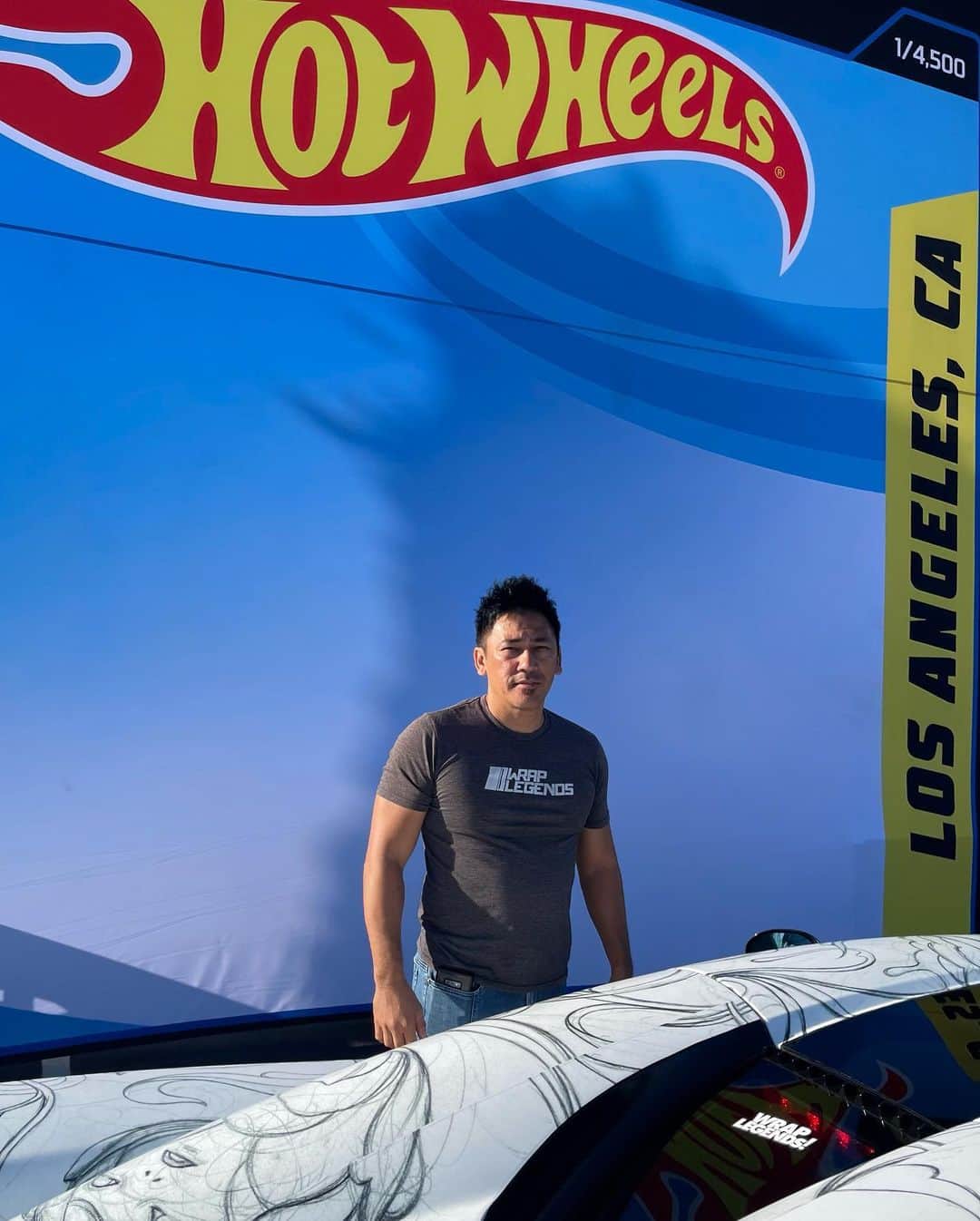 ジェームス・ジーンさんのインスタグラム写真 - (ジェームス・ジーンInstagram)「Would you like a chance to win a limited poster and two Leens customs pins from our 2021 James Jean Fastest Art Cars  campaign? Here's the scoop: In 2021, we had the incredible opportunity to collaborate with renowned artist @jamesjeanart , who adorned Ruthie, the world record car, and Big Brother CCX with his original artwork.  What was originally intended as a one-month display turned into a year-long project, generating significant awareness for the @festivalofchildrenfoundation  Today, we want to highlight two remarkable organizations with important causes: 1. @festivalofautomobiles is organizing an event on October 21st to raise funds for the widows of firefighters, featuring their first annual car show. 2. Savour  is actively fighting hunger issues through their limited products. To support these worthy causes, we are giving away a very limited artist proof poster of the James Jean art cars created by @leenscustoms for Collectors Club along with exclusive custom pins from the 2021 campaign that are very limited. All you have to do is follow @festivalofautomobiles and request a follow at @savoureyewear . The winner will be announced on 10/21. Also, make sure to keep following them for more updates on how to win a piece of the actual wrap that @wraplegends used for the record car campaign. . Images: 1. @jamesjeanart at home with Ruthie and Big Brother. 2. Ruthie and Big Brother @ancillarystudios  3. Worlds fastest art cars @ancillarystudios  4. Worlds fastest art cars at @periodcorrect  5. Jerome from @wraplegends promoting Big Brother at @hotwheelsofficial . 5. Will from @wraplegends going live with Collectors Club and @leencustoms promoting the Art cars.」9月29日 0時31分 - jamesjeanart