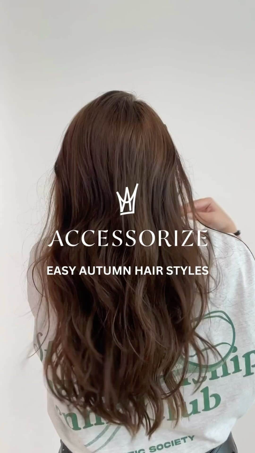 アクセサライズのインスタグラム：「Put the copper hair dye down, these accessories are the only autumn refresh your hair needs ✨」