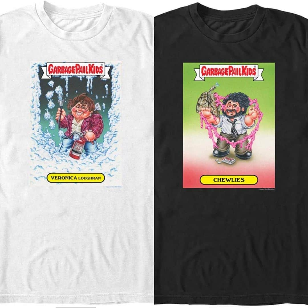 ケヴィン・スミスさんのインスタグラム写真 - (ケヴィン・スミスInstagram)「All the awesome artwork from the @officialgarbagepailkids & #askewniverse collaboration has migrated from trading cards to t-shirts, sold exclusively at @fanatics! Visit their website and wrap yourself up in Kevin Smith’s Garbage! #KevinSmith #fanatics #garbagepailkids #garbagepailkidscards」9月29日 1時05分 - thatkevinsmith