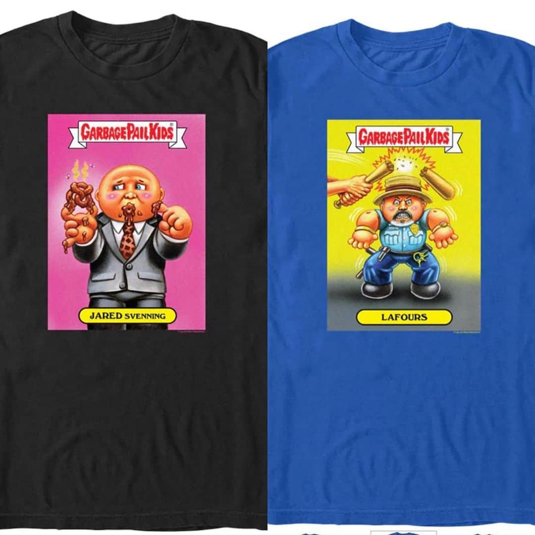 ケヴィン・スミスさんのインスタグラム写真 - (ケヴィン・スミスInstagram)「All the awesome artwork from the @officialgarbagepailkids & #askewniverse collaboration has migrated from trading cards to t-shirts, sold exclusively at @fanatics! Visit their website and wrap yourself up in Kevin Smith’s Garbage! #KevinSmith #fanatics #garbagepailkids #garbagepailkidscards」9月29日 1時05分 - thatkevinsmith