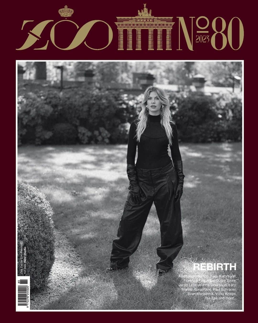 ZOO Magazineのインスタグラム：「ZOO MAGAZINE ANNIVERSARY ISSUE #80: REBIRTH  From musician to actress, Zsá Zsá is eager to explore every art form, without restricting herself to only one craft, delving deep into what it means to create and to express oneself through different art forms.  "I like that. Just being able to go for things. I love working with people, and I like putting teams together, but I also really enjoy just being able to go and do something the second I want to do it."  ZOO MAGAZINE celebrates its 20th anniversary with Anniversary Issue 80 coming out in the last week of September.  Zsá Zsá by Eric Asamoah Shot and interviewed exclusively for ZOO Magazine – 20 YEARS  Zsá Zsá wears: full look H&M Studio @hm  Photographer: Eric Asamoah @ericasamoahstudio Talent: Zsá Zsá @zsazsainci Stylist: Izabela Macoch @izabelamacoch Hair and Makeup: Gabrielle Theurer @gabriellemiaou Photographer Assistant: Rod Mambakasa Stylist Assistants: Antonio Chiocca @antoniochiocca_stylist and Jade Pannonica Lalesu Busse Location: Villa Westend  Special thanks to Zetha Asafu-Adjaye, ZTA Management and Mrs. Jasmin Taylor   #ZOO80 #ZOOMagazine #SandorLubbe #fashionphotography #ZsaZsa #EricAsamoah #IzabelaMacoch #rebirth #20YEARSZOOMAGAZINE #Berlin」