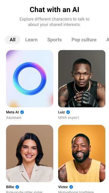 のインスタグラム：「I’ve partnered with Meta to bring you a new AI named Victor, a triathlete motivating you to be your best self! Health is wealth and the time to be the best you is now. You’ll be able to chat with Victor across Instagram, Messenger and WhatsApp, just follow and DM @ZeroToVictor to get started. Meta AIs rolling out to US users in phases. Voice coming later. #sponsored」