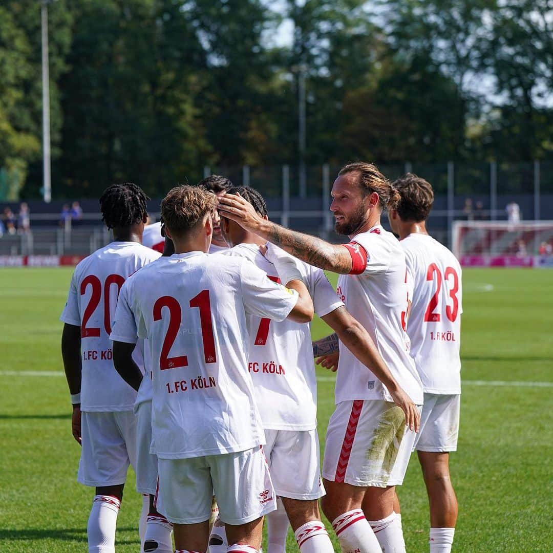 マルコ・ヘーガーのインスタグラム：「Samstag geht‘s weiter 🐐❤️🤍  #samstag #next #game #together #team #u #21 #blessed #positivevibes #thankful #effzeh #cologne #home #liebedeinestadt #mh37」