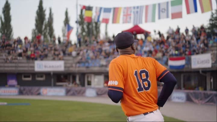 ディディ・グレゴリウスのインスタグラム：「Batting 3rd… @sirdidig18 😤 #EuroBaseball #BaseballEurope」