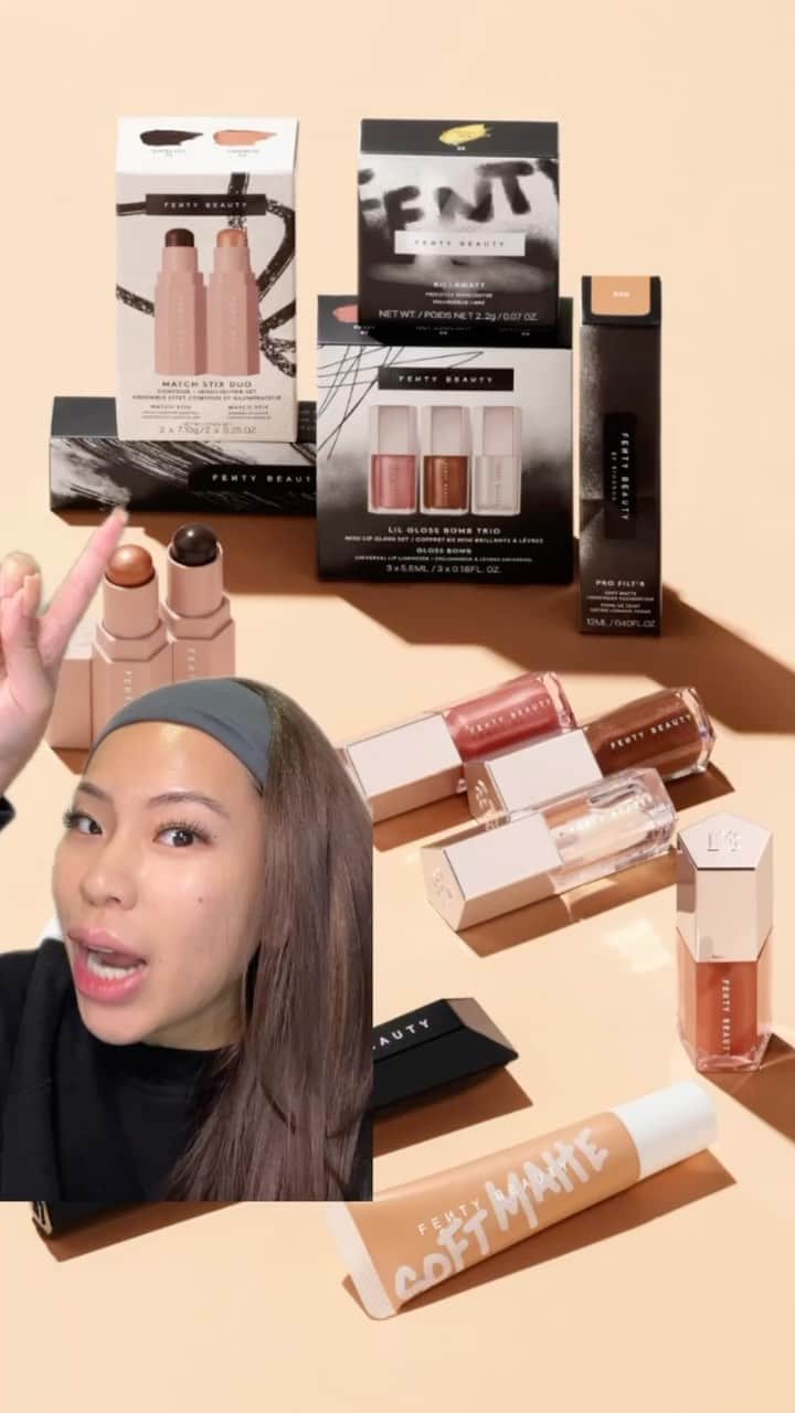 Target Styleのインスタグラム：「“We’re bringing some of our product faves in new cute snack-sizes for all your beauty cravings.” - @badgalriri 💕  It’s trueee, @FentyBeauty is coming to an #UltaBeautyatTarget section near you on 10/1! Find fresh #FentySnackz, an *exclusive* assortment of bestsellers in minis and sets. 🍭🥨✨ @christxiee」