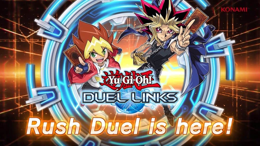 KONAMIのインスタグラム：「Yu-Gi-Oh! RUSH DUEL has been added to #YuGiOhDUELLINKS! Check out the new SEVENS World update and claim your free in-game rewards!   Download to play now: https://bit.ly/459Y9x0」