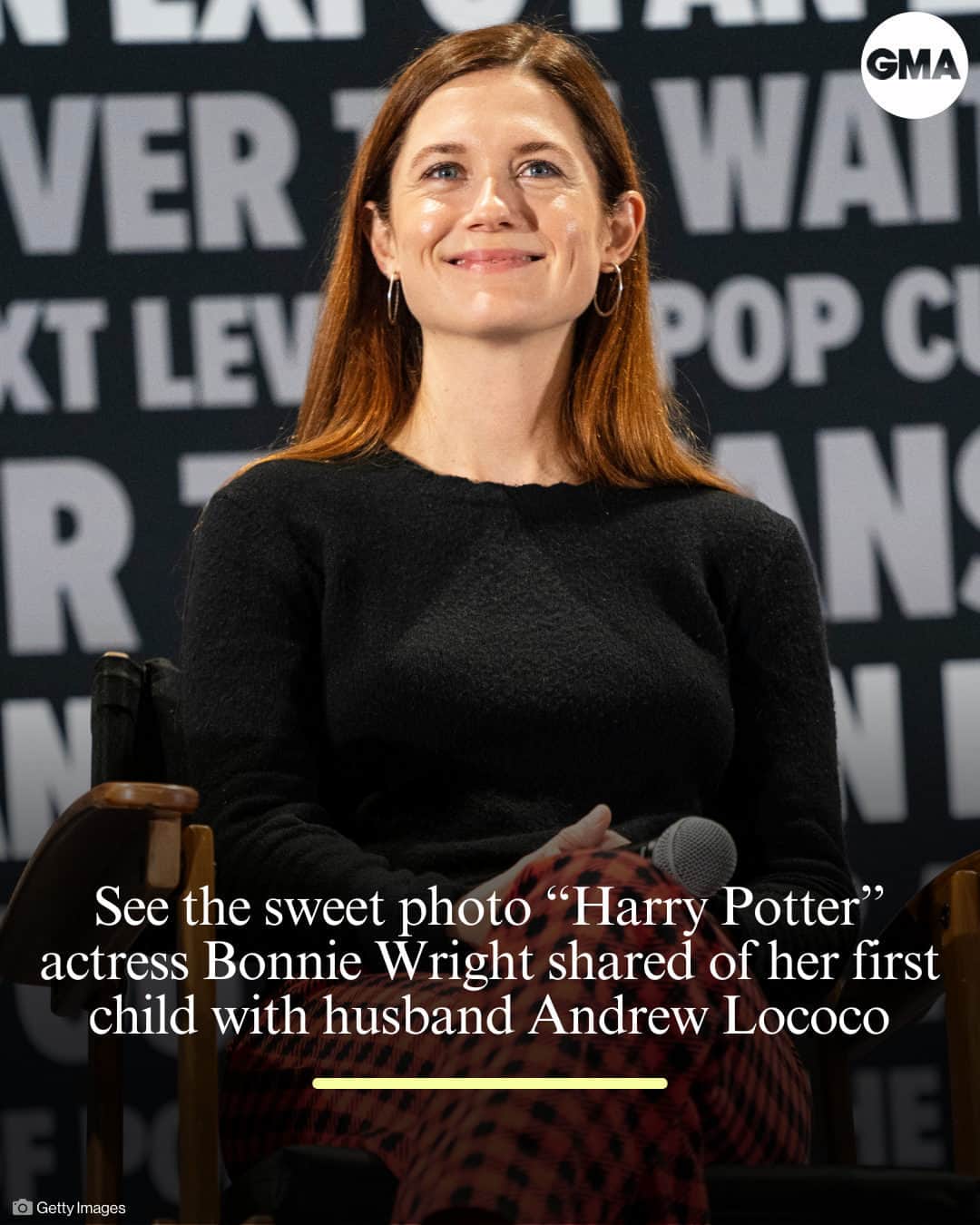 Good Morning Americaさんのインスタグラム写真 - (Good Morning AmericaInstagram)「#HarryPotter actress Bonnie Wright has welcomed her first child with husband Andrew Lococo and it's cuteness overload! ❤️  See more at our link in bio.」9月29日 2時15分 - goodmorningamerica
