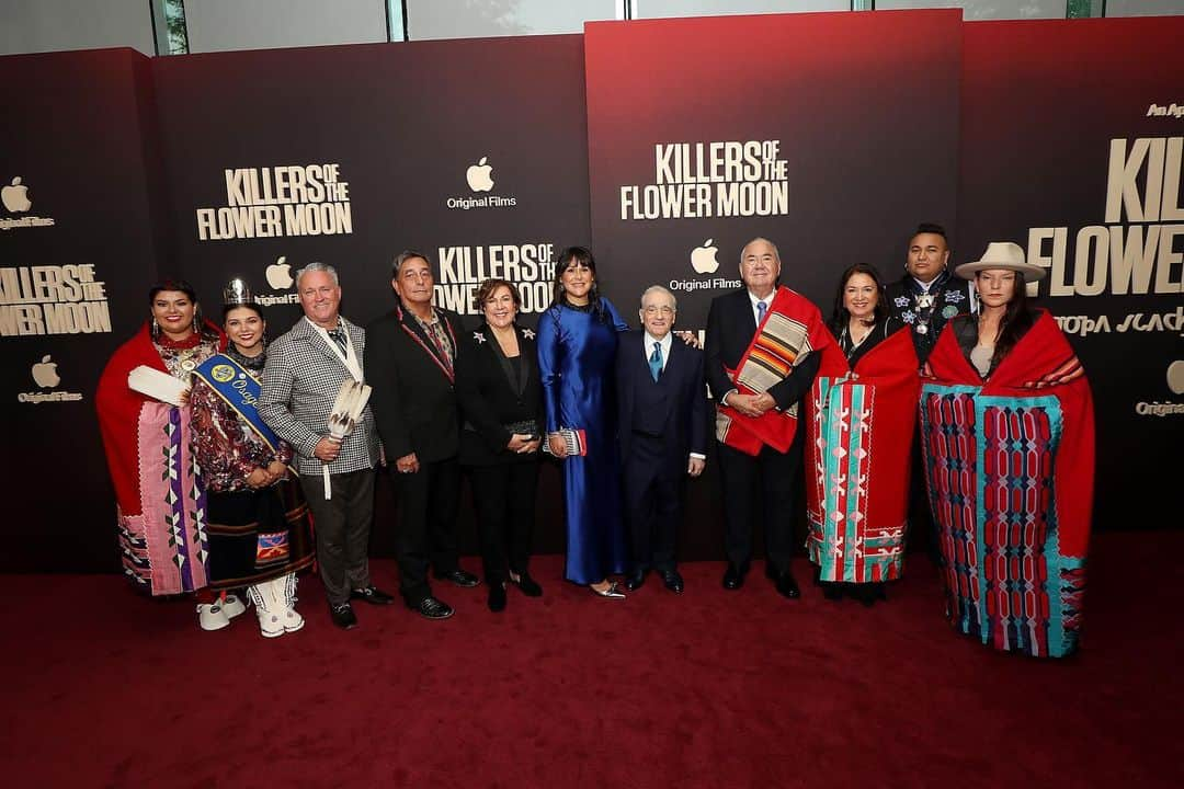 マーティン・スコセッシのインスタグラム：「A special night celebrating Killers of the Flower Moon.」