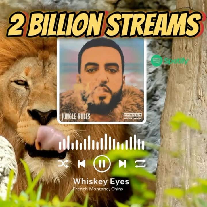フレンチ・モンタナのインスタグラム：「Happy 2 Billie anniversary!  Do it for Chinx and MaxB till the wave legacy is set in stone  What was your favorite record of this project ? 🌊」