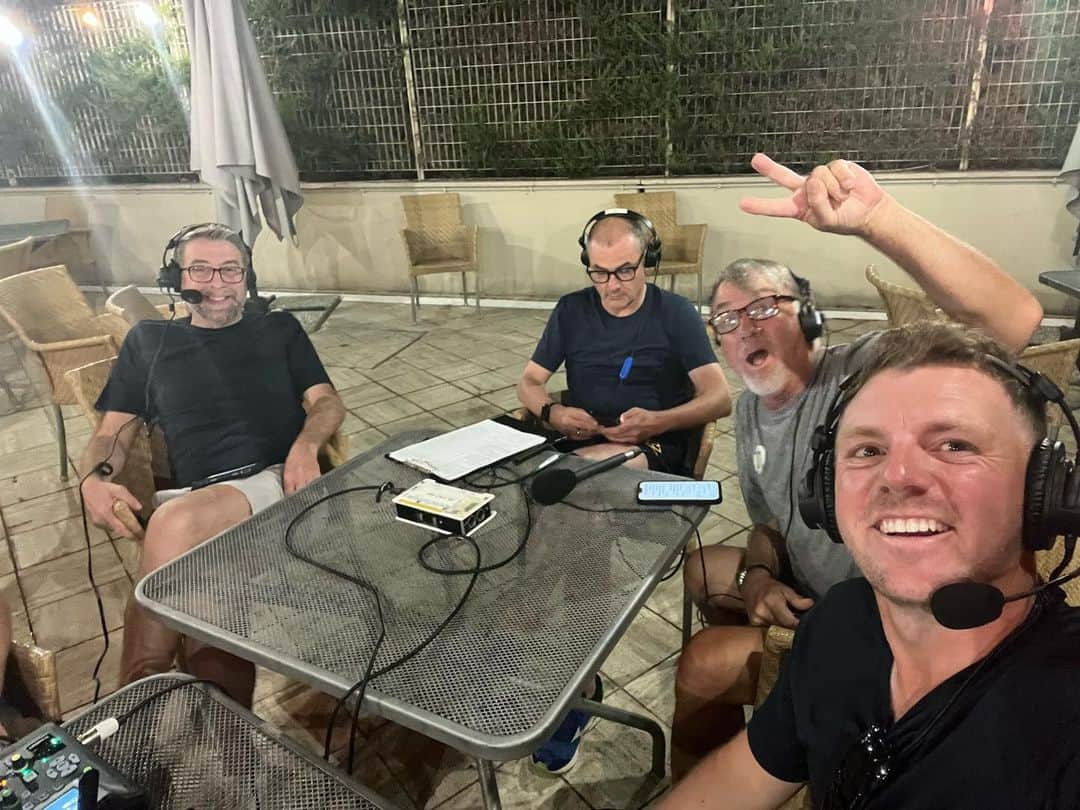 マット・ウォレスのインスタグラム：「Here we go!!!! Let’s go @rydercupeurope 🇪🇺🇪🇺🇪🇺 Join us on @bbc5live  Who have you got winning the morning session?」