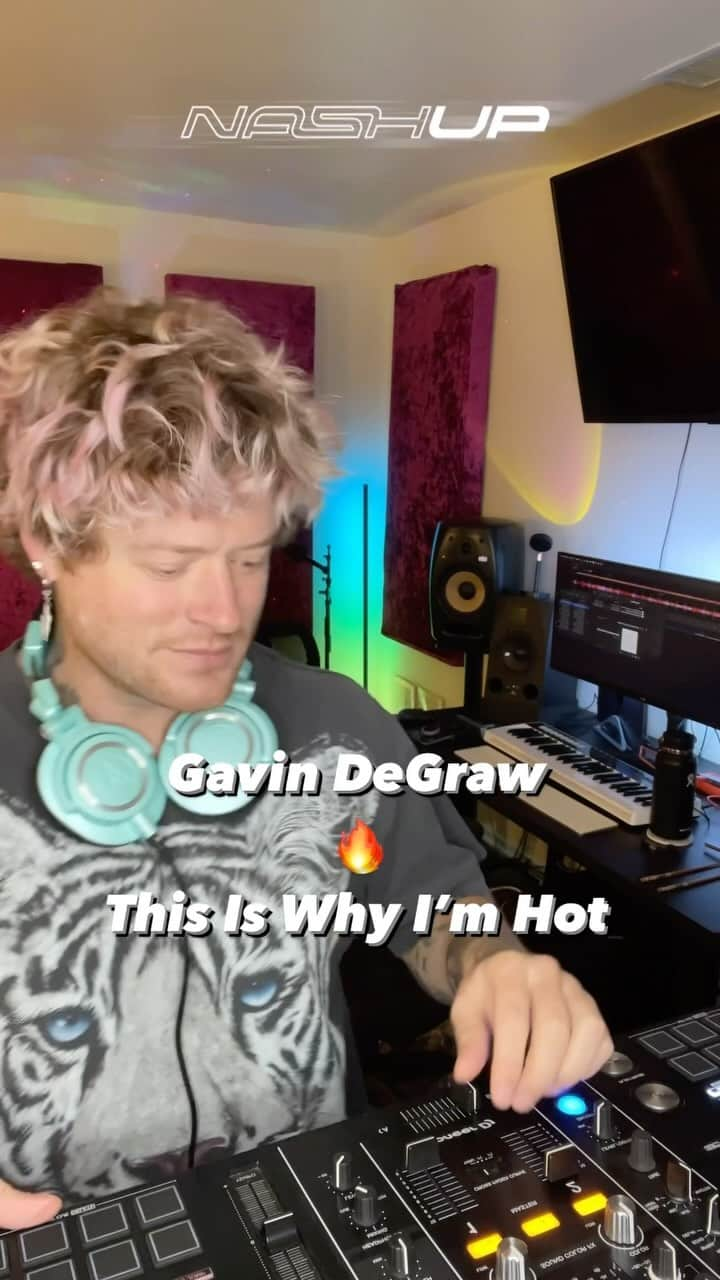 ナッシュ・オーバーストリートのインスタグラム：「What’s a #mashup without a stretch⁉️ #gavindegraw x #MiMs」