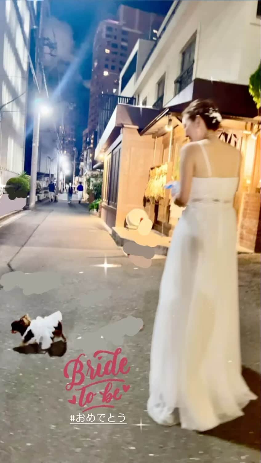 吉田玲奈のインスタグラム：「❥ 💒💍💘❥ 大切な8月の思い出🌻👰💕 Beauty Bride❤︎& Lovely🐶Moka-chan❤︎えみちゃんおめでとう🎊お幸せに💕  #花嫁 #結婚パーティー #おめでとう #胃袋をつかまれてる私  #婿殿はベロベロ🥴 #新居にお邪魔 したいです #モカぴー  #チワックス  #花嫁がふたり #お幸せに #また飲もう #大好きよ❤️ #レナにも会えた」