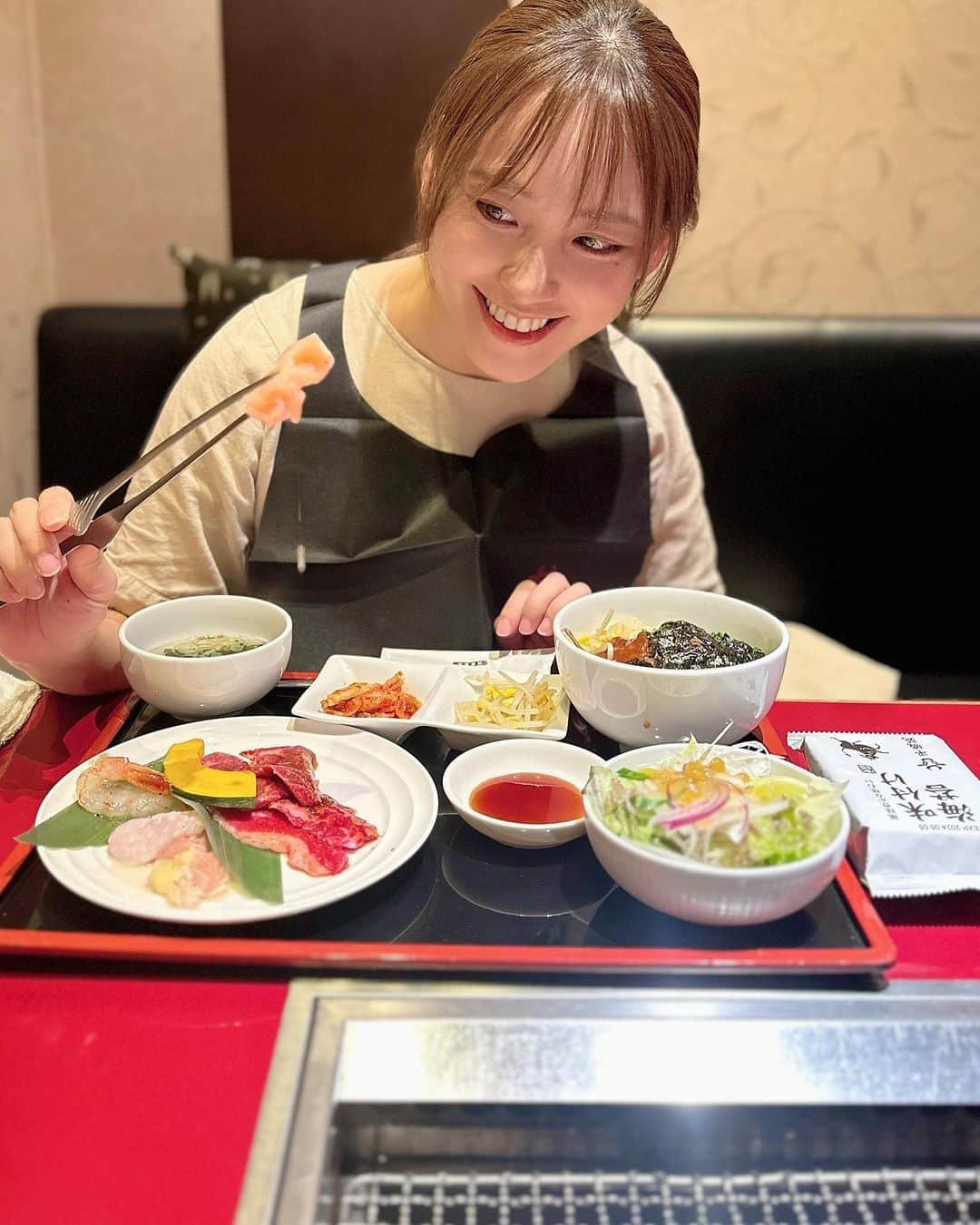 笠原美香のインスタグラム：「29の日🍖 陣クスでもある焼肉を...😋  #平城苑#肉の日#陣クス#焼肉#ランチ#八王子グルメ」