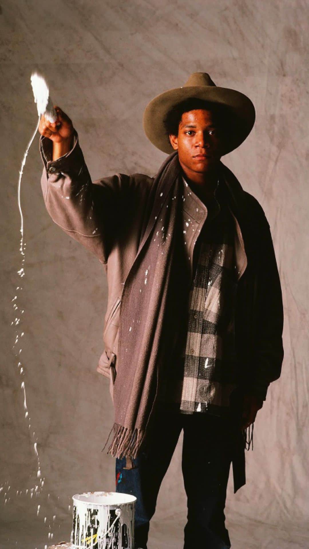 クリスティーズのインスタグラム：「A masterpiece dating from Jean-Michel Basquiat’s finest period, Future Sciences Versus the Man is an outstanding work from his celebrated series of ‘stretcher’ paintings.⁣ ⁣ A virtuosic meditation on the dreams and downfalls of humankind, it is an electrifying history painting that confronts the myths, marvels and mendacity of scientific progress.⁣ ⁣ Basquiat invokes the wonders of Egypt, the aspirations of America’s goldrush, the exploration of the cosmos and the threat of nuclear destruction.⁣ ⁣ Future Sciences Versus the Man was exhibited in Basquiat’s landmark exhibition at the Fun Gallery, New York in 1982, and more recently at the Brant Foundation in 2019.⁣ ⁣ Jean-Michel Basquiat’s ‘Future Sciences Versus the Man’ (1982). Estimate: £9,000,000-£12,000,000.⁣ ⁣ 📍20th/21st Century: London Evening Sale | Live Auction: 13 October, London.⁣ ⁣ #Basquiat #JeanMichelBasquait #Frieze20 #ThisisLondon」