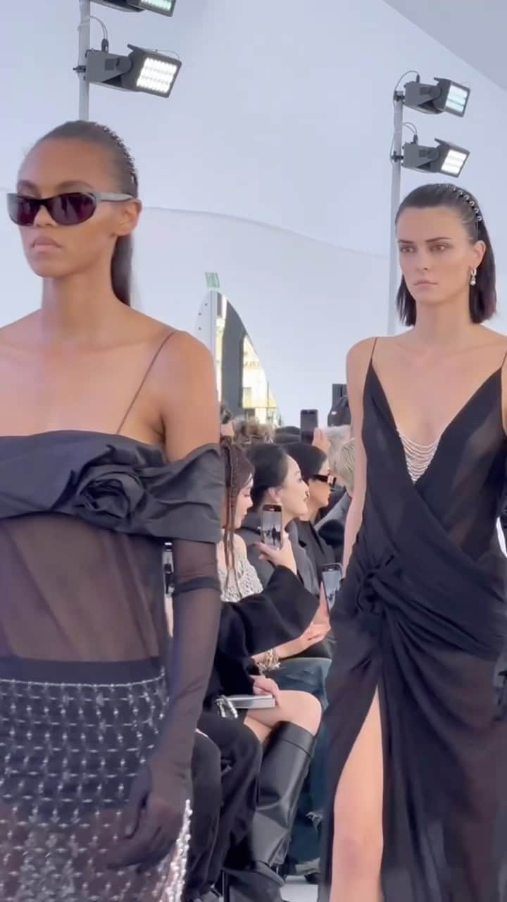 Saks Fifth Avenueのインスタグラム：「@matthewmwilliams channeled his softer side for a delicate @givenchy collection imbued with elegance and femininity. #Saks #PFW」