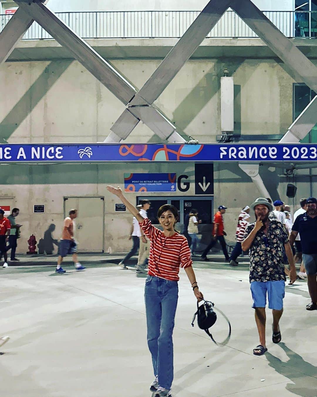 近藤しづかさんのインスタグラム写真 - (近藤しづかInstagram)「One team! 🙌🏉🎉  @rugbyworldcupfrance2023   ＊前回のニース戦の写真 #rwc2023  #rugbyworldcup2023 #rugbyworldcup  #ラグビーワールドカップ2023  #ラグビー日本代表 #ガンバレ日本」9月29日 8時48分 - shizuka_kondo
