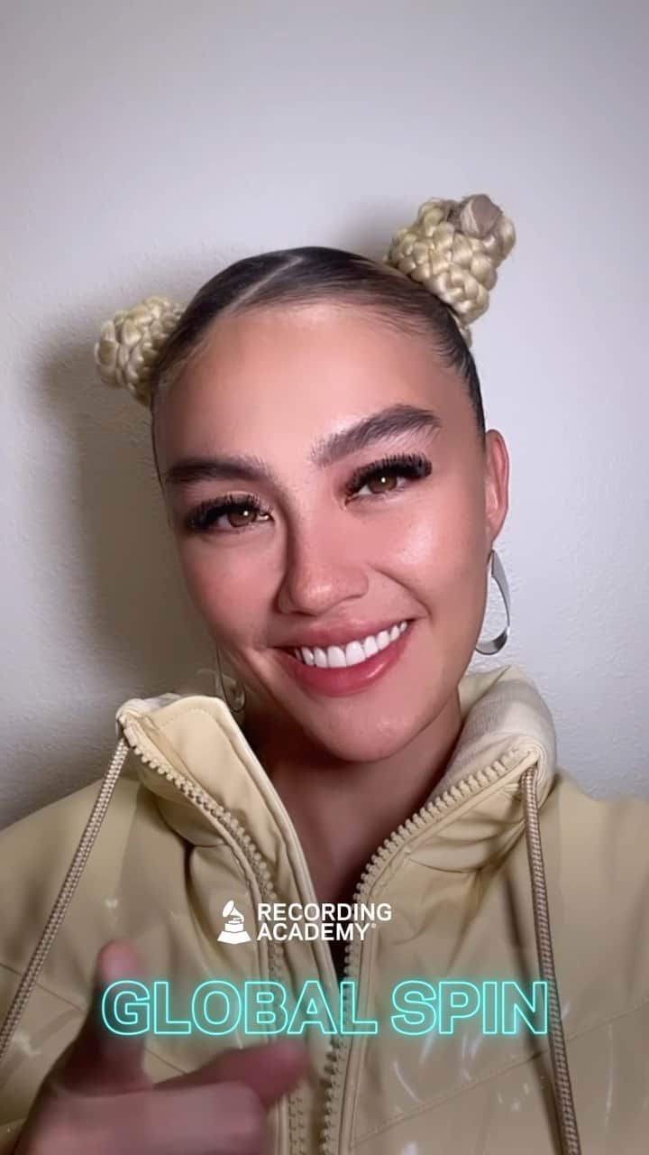 アグネス・モニカのインスタグラム：「Lets goooo AGNATION!!! @recordingacademy   #AGNEZMO #GlobalSpin  Check it out on the Grammy’s youtube page: https://youtu.be/9IFO0cIRG4U」