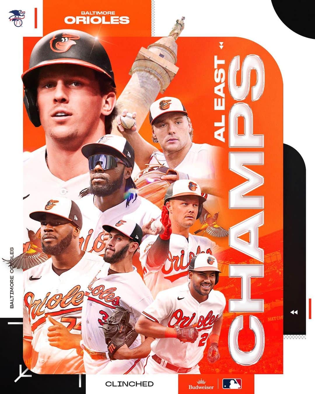 MLBさんのインスタグラム写真 - (MLBInstagram)「The @orioles have #CLINCHED!  They're your 2023 AL East Champions!」9月29日 10時08分 - mlb