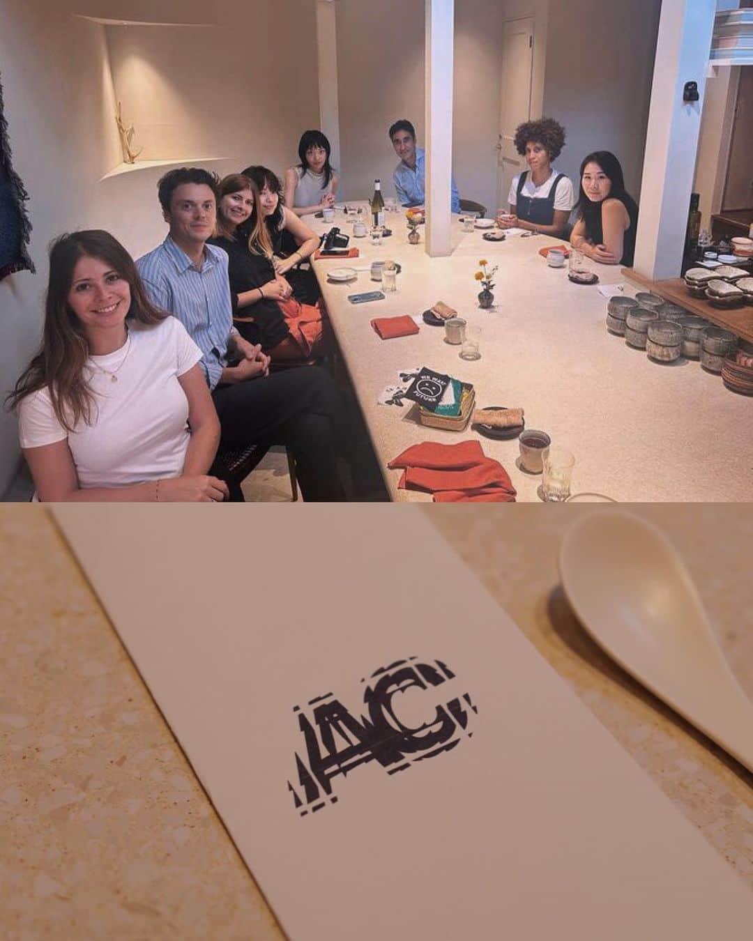 eriさんのインスタグラム写真 - (eriInstagram)「昨日はフランスからペルノ @pernodricard のみなさんが 来日していてAC HOUSEを貸し切ってのランチタイムでした🍽️ 今の日本の気候危機への認識、デモやマーチをする意味、 日本人の消費意識や、人権意識、政治への関心度や、 これからの社会の在り方、、 みなさんからの熱い質問が止まらなくて、 とても、、燃えました。 (席について2秒で質問が始まる感じ、 すごいこれ懐かしい感覚だな笑🇫🇷となった。)  答えて、ディスカッションして、 聞いて、答えてを繰り返していくと とても救われた気持ちになった。  気候変動に関わる人たちとする会話だと普通だけど Climate justice (気候正義)という言葉が 当たり前に出てきたり 気候変動を捉える視点が多角的で、 気候危機への関心度やリテラシーがもう全然桁が違う… と感動したから  終盤に 『じゃあeri的にこのままいくと どういう結末が待ってると思う？』 と訊かれて 久しぶりこの質問を自分にも問うてみたけど  普通に今のままでは絶対に間に合わないし 地球の平均気温1.5度までに抑えるという パリ協定の目標も守れない けど確かなのは  『私たちがまだ間に合うところにいる』  という事実だけ  それ以外はまだ 確定してないから  だから わたしはまだやる💪  将来自分のこと恥ずかしいって思いたくないから あの時なんで諦めたんだろって 後悔したくないから  美味しいごはん (この日はペスカタリアンで用意してくれていた ありがとうMOMOちゃん😭) 食べて、聡明なみんなとたくさん話してとても元気になった」9月29日 10時24分 - e_r_i_e_r_i
