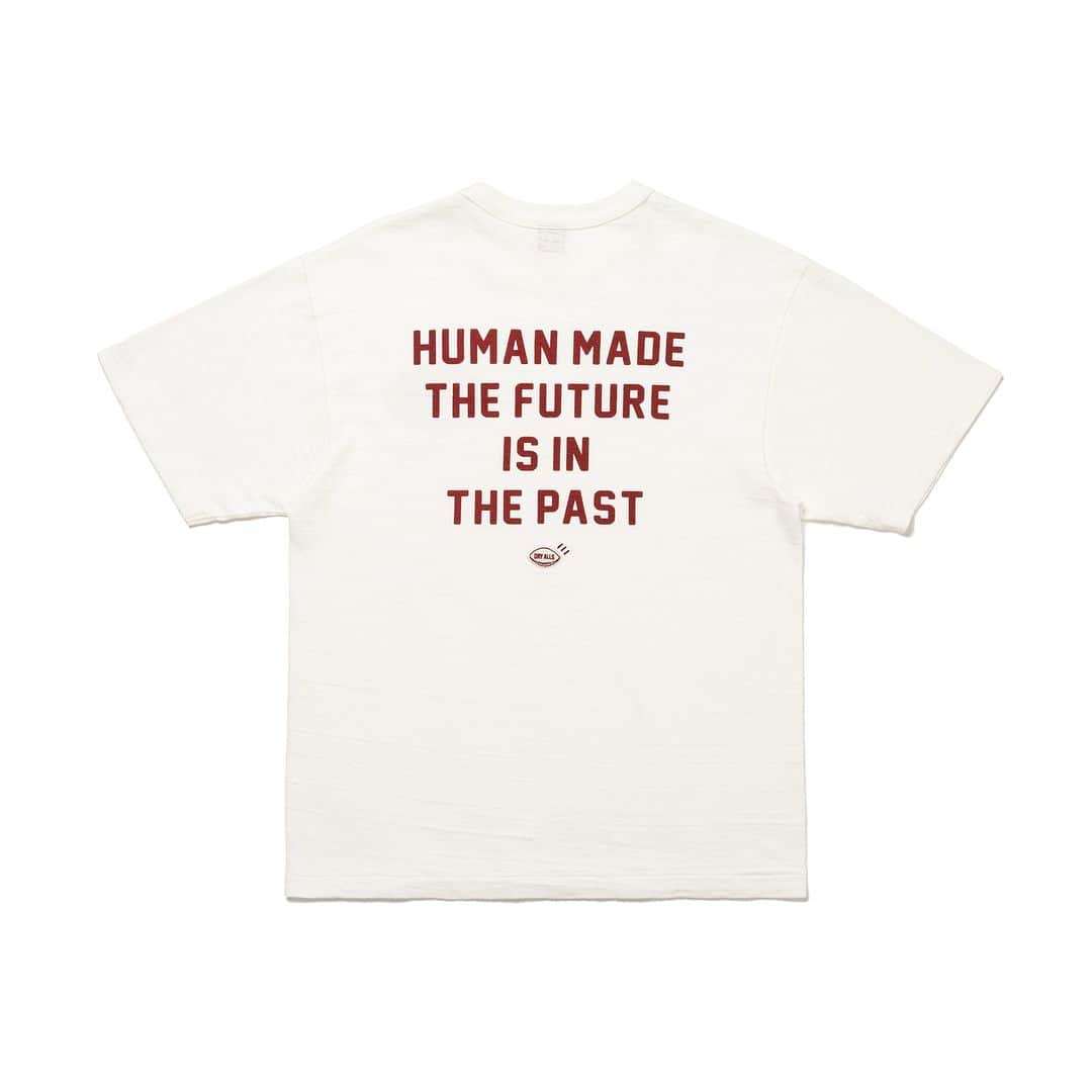 HUMAN MADEさんのインスタグラム写真 - (HUMAN MADEInstagram)「"GRAPHIC T-SHIRT #3" is available at 30th September 11:00am (JST) at Human Made stores mentioned below.  9月30日AM11時より、"GRAPHIC T-SHIRT #3” が HUMAN MADE のオンラインストア並びに下記の直営店舗にて発売となります。  [取り扱い直営店舗 - Available at these Human Made stores] ■ HUMAN MADE ONLINE STORE ■ HUMAN MADE OFFLINE STORE ■ HUMAN MADE HARAJUKU ■ HUMAN MADE SHIBUYA PARCO ■ HUMAN MADE 1928 ■ HUMAN MADE SHINSAIBASHI PARCO ■ HUMAN MADE SAPPORO  *在庫状況は各店舗までお問い合わせください。 *Please contact each store for stock status.  HUMAN MADE定番の柔らかいスラブ生地を用いた丸胴ボディーのTシャツ。ラグビーボール型のグラフィックが特徴です。  T-shirt woven with Human Made’s standard uneven slub yarn. It has a soft texture, rounded body and a rugby ball-inspired graphic on the front.」9月29日 11時20分 - humanmade
