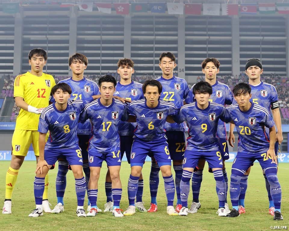 日本サッカー協会さんのインスタグラム写真 - (日本サッカー協会Instagram)「. 🔹U-22日本代表🔹  ミャンマーとのラウンド16は、 #鮎川峻 #佐藤恵允 がそれぞれ2ゴールを決めるなど、7-0で勝利✨ 準々決勝へ進みます🔥  🏆第19回アジア競技大会(2022/杭州)  詳しい大会情報はプロフィールのJFA公式サイト『JFA.jp』から✍  #AsianGames #夢への勇気を #U22日本代表 #jfa #daihyo #サッカー日本代表 #サッカー #soccer #football #⚽」9月29日 12時00分 - japanfootballassociation