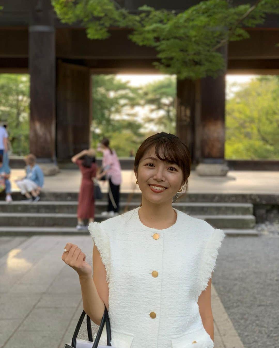 黒木千晶のインスタグラム：「ふらっと京都に行けるのが関西のいいところですね🌿 #京都」