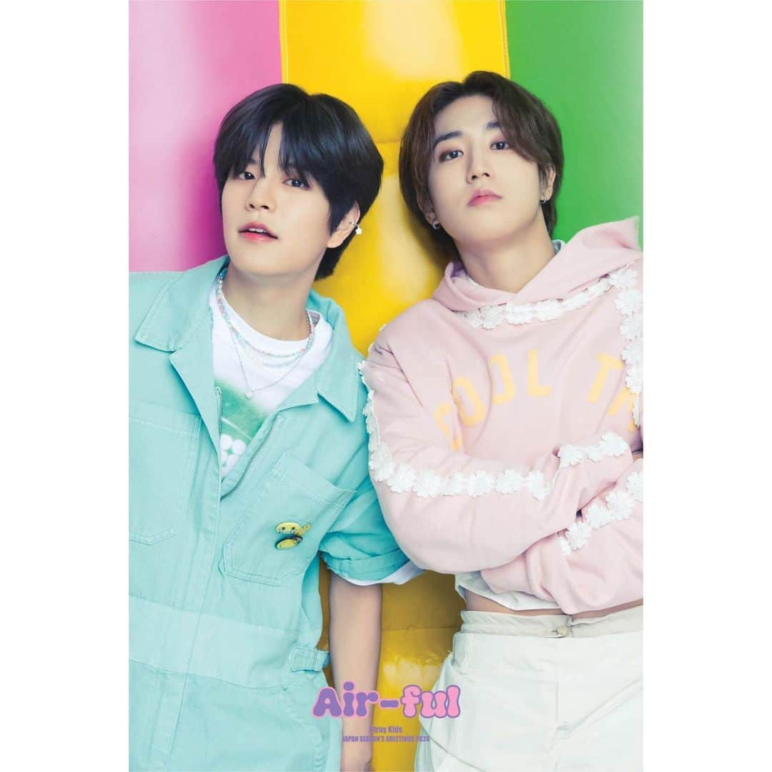 Stray Kidsのインスタグラム：「Stray Kids JAPAN SEASON’S GREETINGS 2024 "Air-ful"   Unit Teaser Image #HAN #Seungmin   #StrayKids #スキズ #JAPAN_SEASONS_GREETINGS_2024 #Airful」