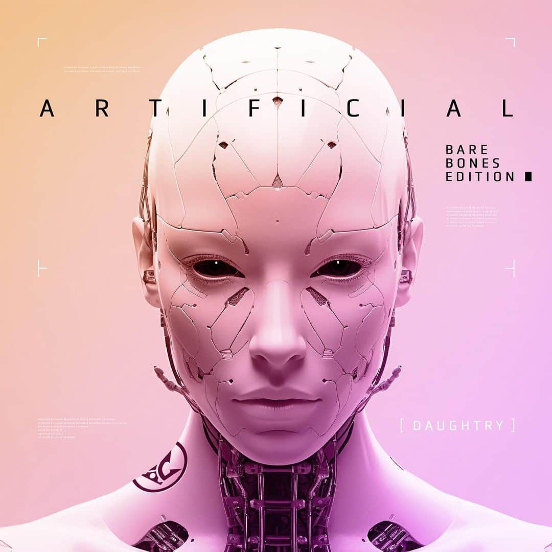 クリス・ドートリーのインスタグラム：「'Artificial' - Bare Bones Edition  OUT NOW 🦴 LINK IN BIO!   https://Daughtry.lnk.to/BareBones  #artificialintelligence #ai #acoustic」