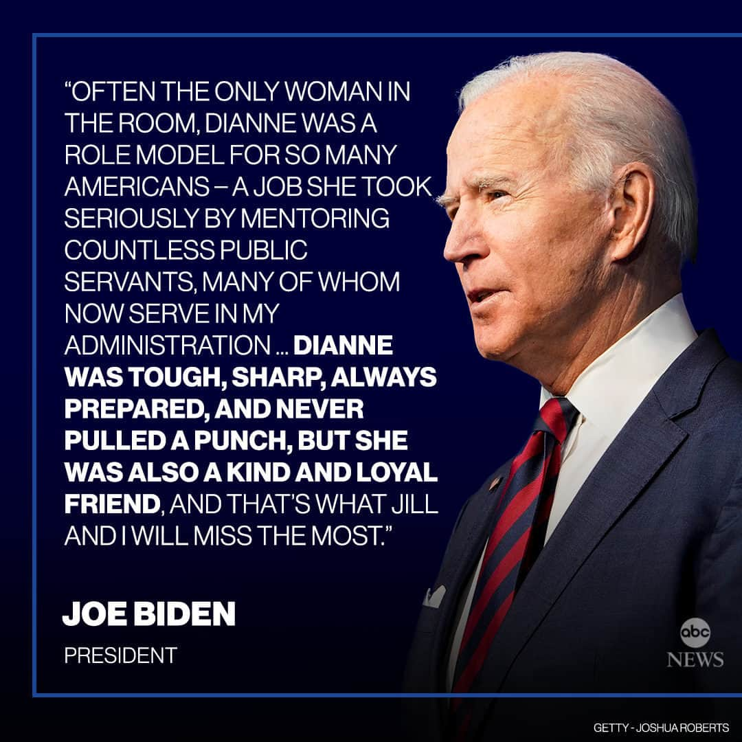 ABC Newsさんのインスタグラム写真 - (ABC NewsInstagram)「Dianne Feinstein, who became California's first female senator and went on to serve six terms, has died at 90.  Pres. Biden reflected on her legacy: "Senator Dianne Feinstein was a pioneering American. A true trailblazer. And for Jill and me, a cherished friend."  MORE AT LINK IN BIO. #NEWS #POLITICS #DIANNEFEINSTEIN #SENATE #POTUS #JOEBIDEN」9月29日 23時40分 - abcnews