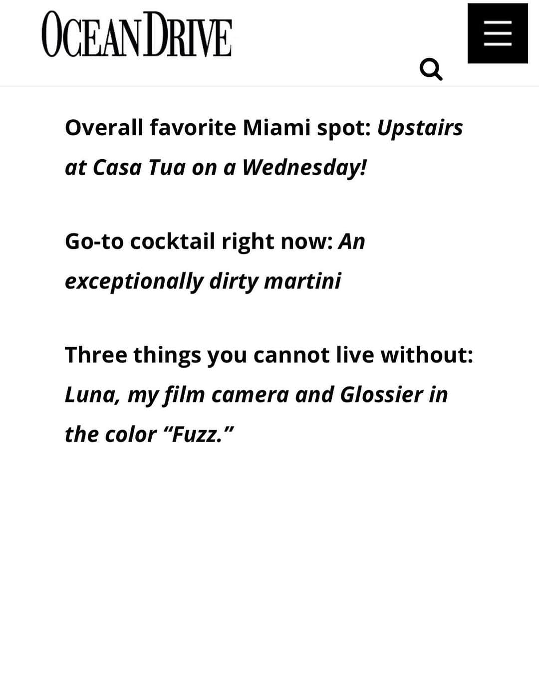 クリスタ・B・アレンさんのインスタグラム写真 - (クリスタ・B・アレンInstagram)「I spoke to @oceandrivemag about my love for Miami 🌞 head to the link in my stories to read the full article!」9月29日 23時40分 - christa