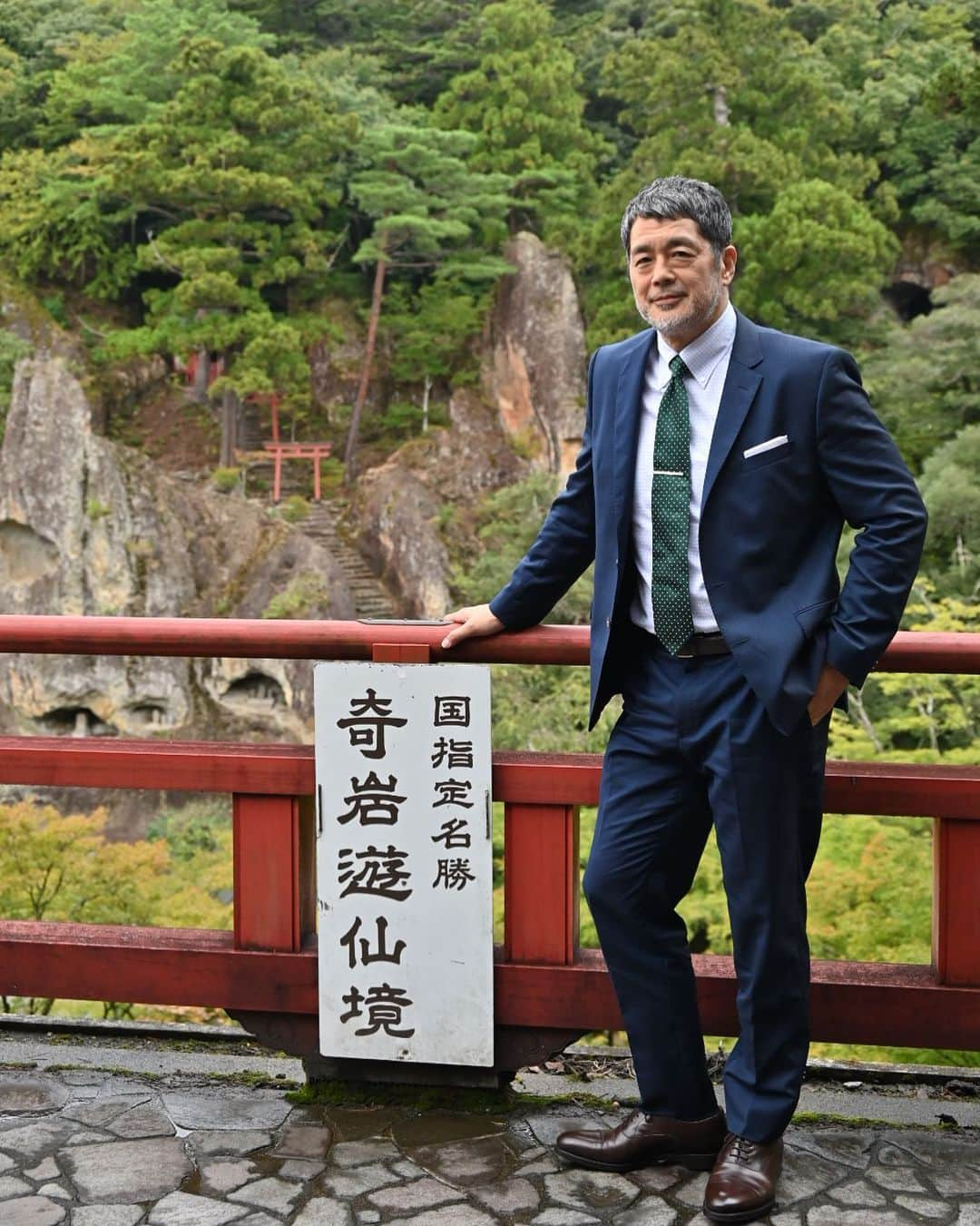 高田延彦さんのインスタグラム写真 - (高田延彦Instagram)「那谷寺。 見事な苔に覆われた荘厳なお寺です。 #那谷寺  #荘厳　#enjoy  #thanks  #peace」9月29日 16時08分 - takada_nobuhiko