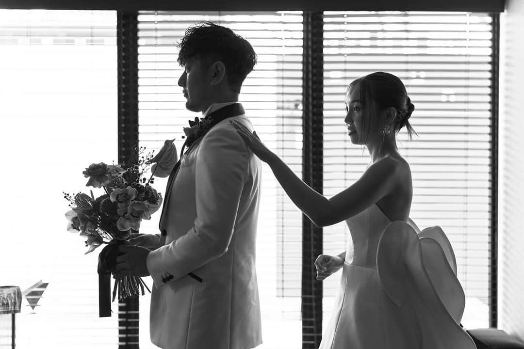 東京タワーの麓の結婚式のインスタグラム