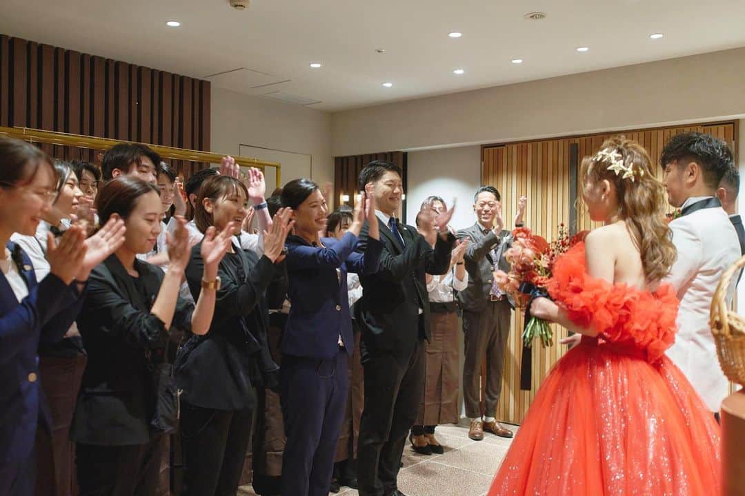 東京タワーの麓の結婚式のグルメインスタ