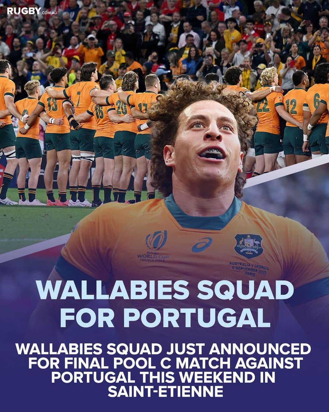 ラグビーオーストラリア代表さんのインスタグラム写真 - (ラグビーオーストラリア代表Instagram)「Wallabies squad announced 🚨  Head to our website for full squad. Link in bio. 🔗  #RWC2023 #Wallabies」9月29日 16時38分 - rugbycomau