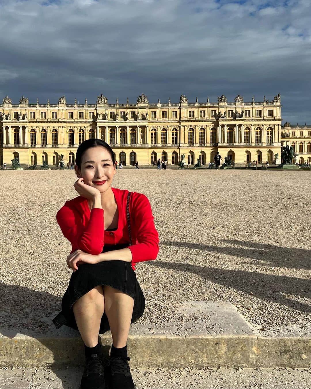 のインスタグラム：「人生初のヴェルサイユ宮殿。 半日かけて堪能しました☺︎  念願かなって嬉しかったぁ！」