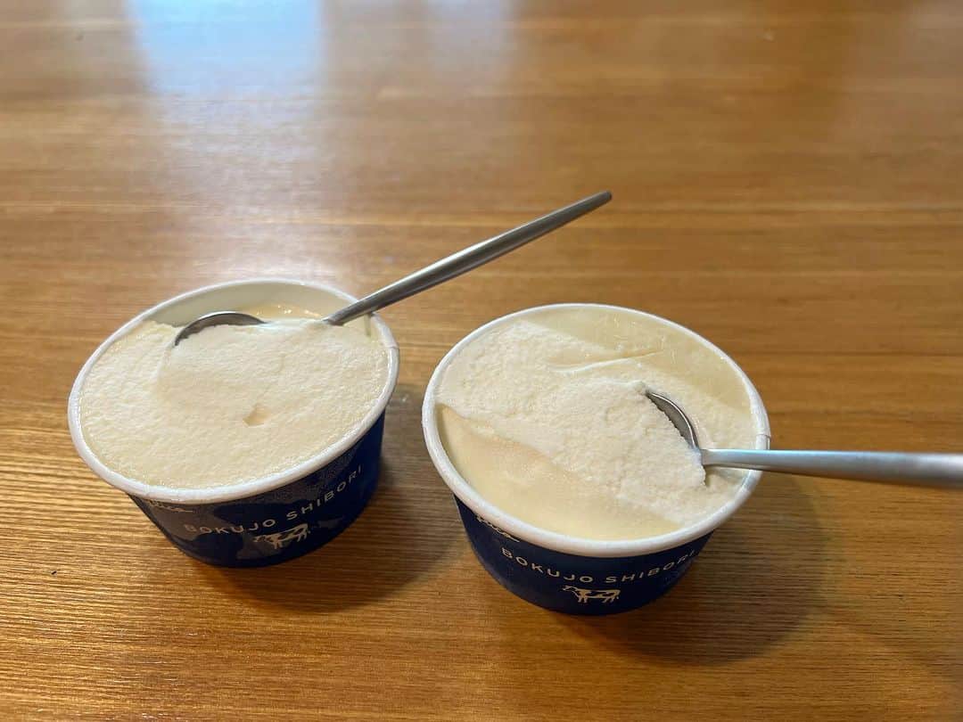 クロさんのインスタグラム写真 - (クロInstagram)「やばい！名前に全然負けない  牧場クオリティなアイスクリーム🍨∗ ︎*ﾟ   さっちゃんと「牧場しぼり」のアイスクリーム食べたよおおお🐄🥛  国産の生乳、乳製品、卵黄をはじめ、その他原料も全て国内製造の食品素材だけで作り上げたアイスクリーム🍨✨　生乳のコクと雑味のないすっきりした後味が楽しめちゃいます！！  また、生乳は、しぼって3日以内の新鮮な国産生乳を使用🫨メチャクチャこだわってるー！  一口目感動して、でも、スッキリ後味で、さらにさらに食べたくなって、あっという間に1個食べ切っていたよ… 濃厚なのにスッキリ！これなんなんだ🤤🤤🤤  みんなもこの袋見つけたらゲットしてみてえ♡  #PR #Glico #牧場しぼり #アイスクリーム」9月29日 17時17分 - kuro_risa