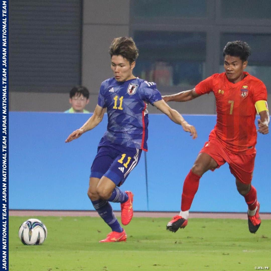日本サッカー協会さんのインスタグラム写真 - (日本サッカー協会Instagram)「. 🔹#U22日本代表🔹 【2023.9.28 Match Report✍️】  第19回アジア競技大会（2022/杭州）ラウンド16でU-24ミャンマー代表と対戦し、7-0で勝利✨  準々決勝は、U-24朝鮮民主主義人民共和国代表と対戦します🇰🇵  詳しいレポートはプロフィールのJFA公式サイト『JFA.jp』から✍  #AsianGames #夢への勇気を  #jfa #daihyo #サッカー日本代表 #サッカー #soccer #football #⚽」9月29日 17時56分 - japanfootballassociation