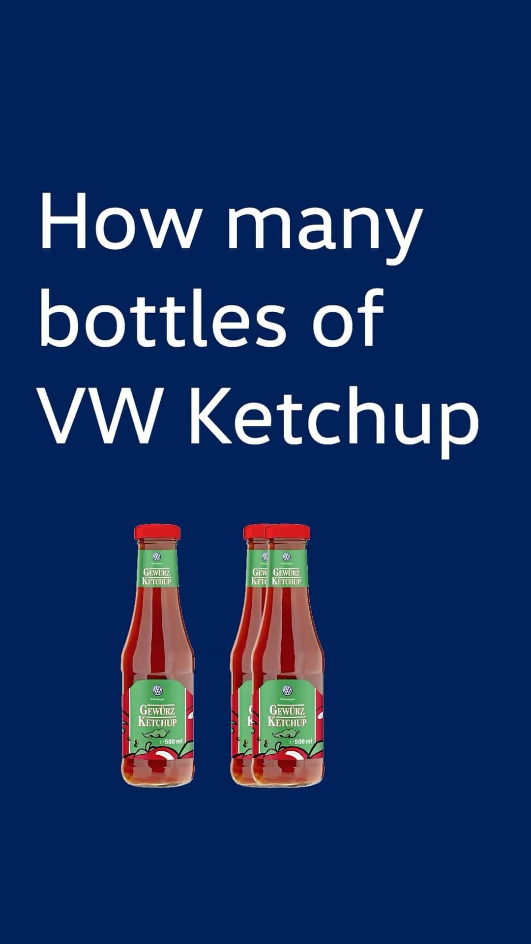 フォルクスワーゲンのインスタグラム：「Do you know how many VW Curry Ketchup bottles fit in the trunk of our all-new Tiguan? Take a guess in the comments and find out in the video. #volkswagen #vw #vwtiguan #tiguan #driving」