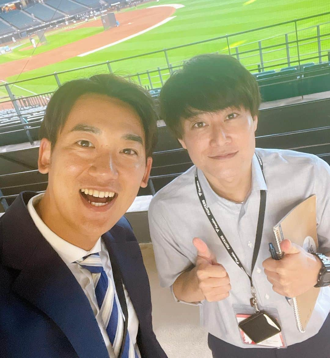 福本義久さんのインスタグラム写真 - (福本義久Instagram)「【土井アナ】  #エスコンフィールド北海道 #エスコンフィールド #土井悠平 #GAORA #就活 #先輩 #アナウンサー #UHB #福本義久」9月29日 18時06分 - uhb_fukumoto