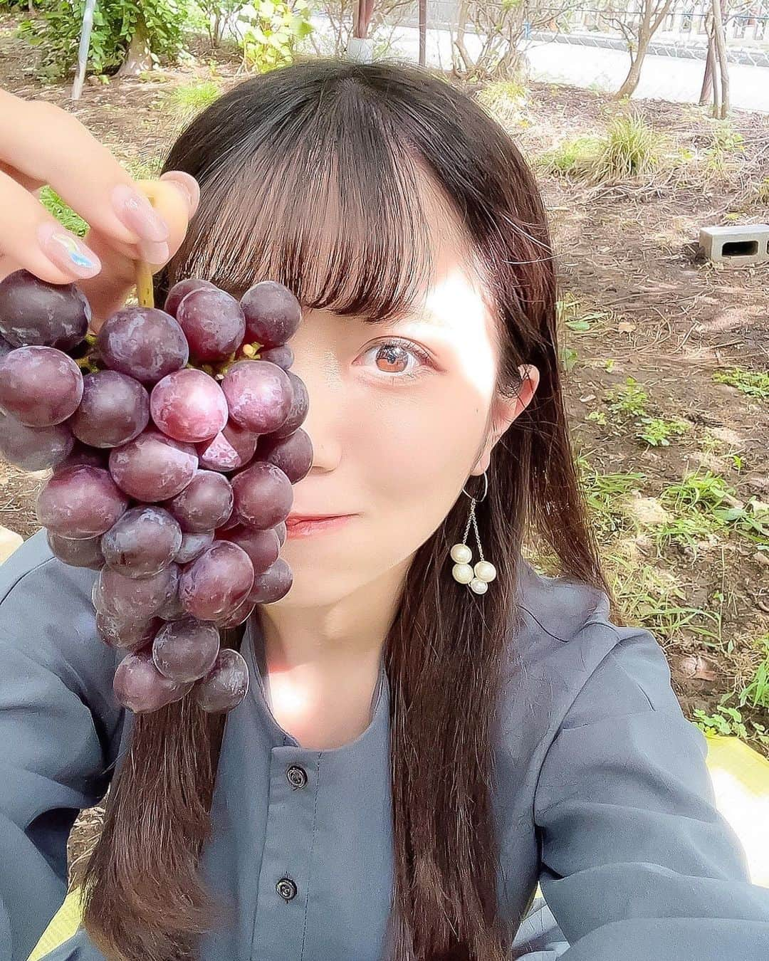 Kanaさんのインスタグラム写真 - (KanaInstagram)「ㅤ ㅤ 初のぶどう狩りしてきた🍇 ㅤ 木の背が低いからレジャーシート敷いて食べるスタイルで、 ピクニックみたいで楽しかったなぁ🧺💭🤍 ㅤㅤㅤ ㅤ この日着てたお洋服は @lauir_official 座ってるからわかりにくいけど、 ハイウエストでキュッと締まってて スタイルアップ✨なワンピでした😳💕 ㅤ ㅤ ㅤ ㅤ ㅤ ㅤ #lauir #タイアップ #ぶどう狩り #フルーツ狩り #秋コーデ #秋服 #秋物コーデ」9月29日 18時06分 - kalnnas2