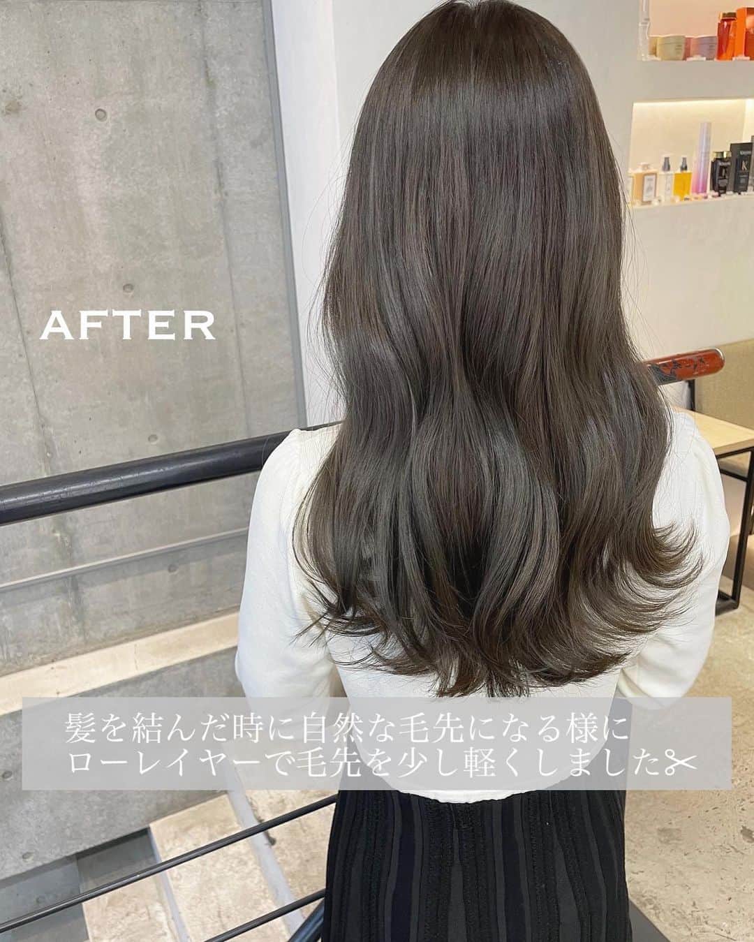 吉田達弥さんのインスタグラム写真 - (吉田達弥Instagram)「- sheer mint beige - 赤みのない透明感が綺麗なベージュカラーです🍃  仕上げはポニーテールにしました✨ ⁡ - menu - cut + premium color + premium rich treatment + hair arrange ⁡ #カット #カラー #レイヤーカット」9月29日 18時15分 - tatsuyadream1101