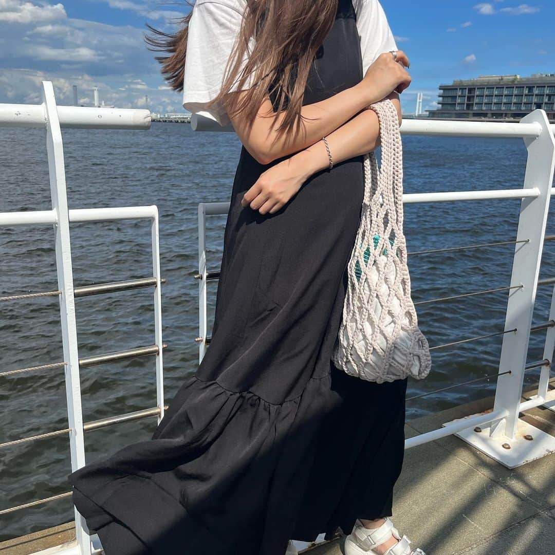 のインスタグラム：「今年はワンピースに挑戦した夏でした👗 楽だし可愛いしでいっぱい着たい気持ち♡  #きらりstyle #Popteen#Popteen専属モデル#きららん#04 #ワンピース#ワンピースコーデ  #fyp」