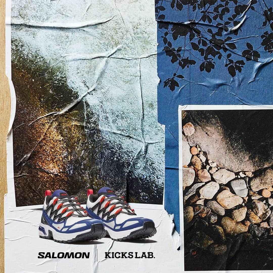 KICKS LAB. [ Tokyo/Japan ]のインスタグラム：「SALOMON l "ACS+ CSWP -KICKS LAB. EXCLUSIVE-" l Blue print/Lunar rock/White l Available on the October 7th in Store and Online Store.  #KICKSLAB #キックスラボ #salomon #acs #acscswp」