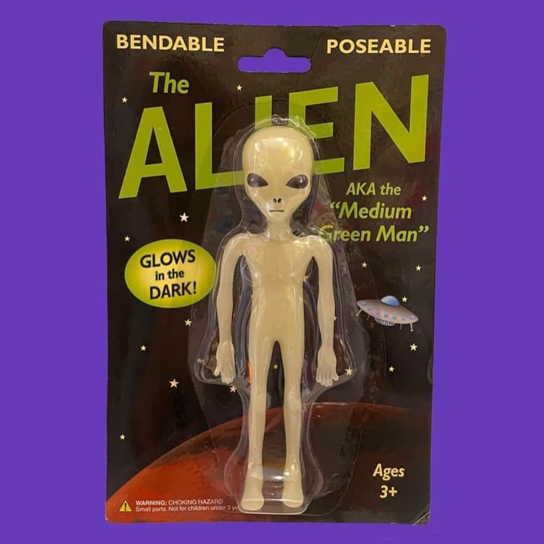 おもちゃやSPIRALさんのインスタグラム写真 - (おもちゃやSPIRALInstagram)「ALIEN BENDABLE POSEABLE入荷しました👽✨  Glow in the Dark💡」9月29日 19時04分 - spiral_toy