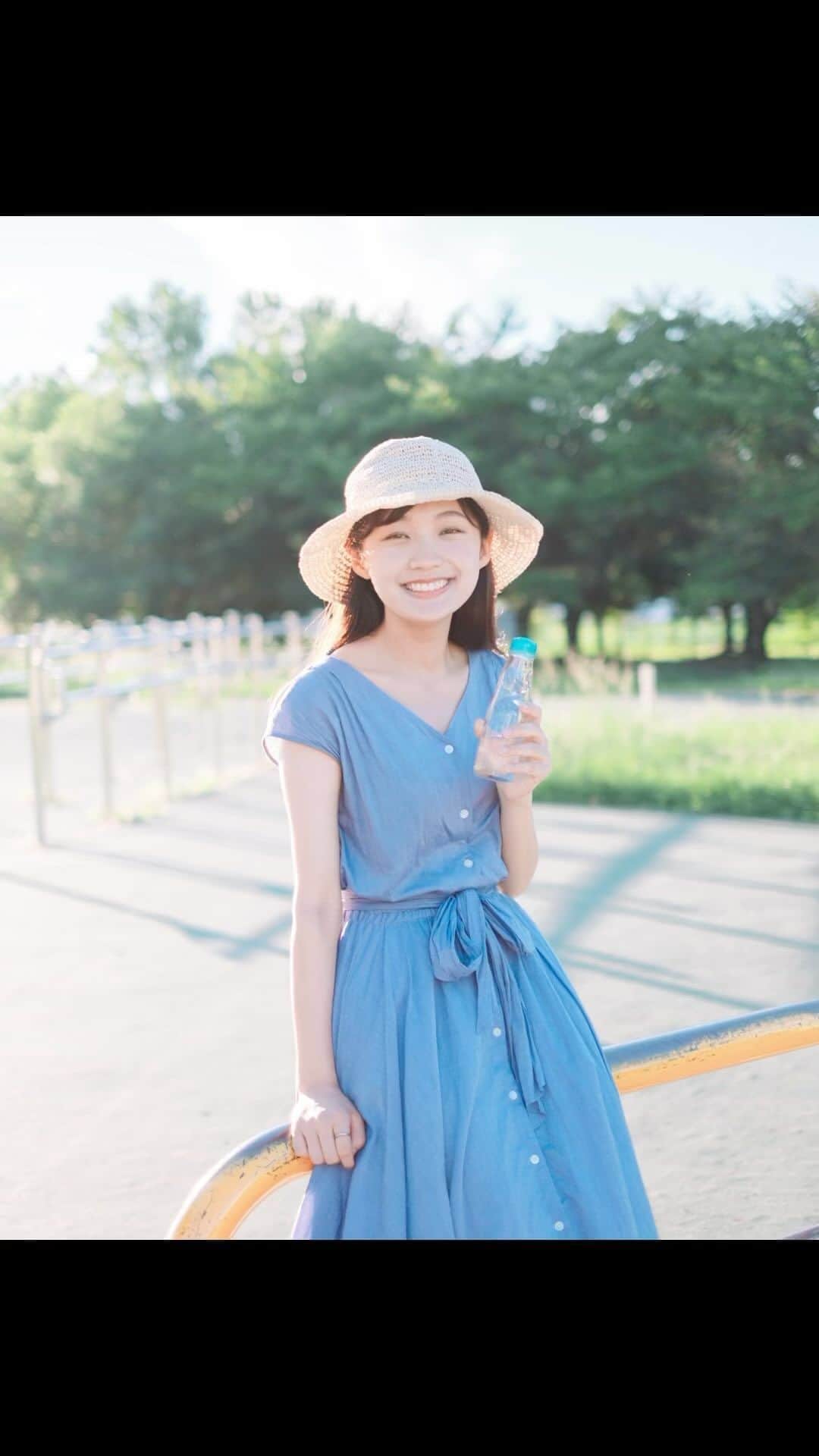 Masaのインスタグラム：「.  iPhone  Fujifilm X-Pro2 XF16-55F2.8  🍧  撮影日：2023年8月26日  #portrait #ポートレート #fujifilm #xpro2 #xf35mmf14 #日本＃リール #reel #filmisnotdead #滋賀 #shiga #河西いちご園 #琵琶湖大橋」