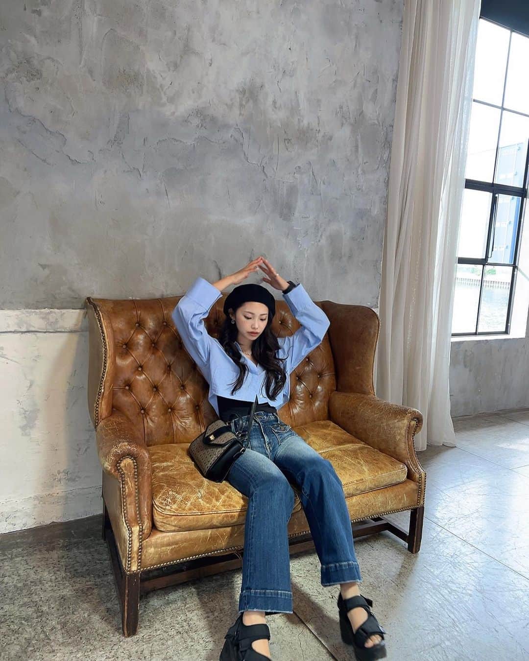 川西莉子のインスタグラム：「9月ももう終わりだね~🍁」
